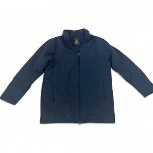 L.L. Bean Men's Dark Blue Raincoat